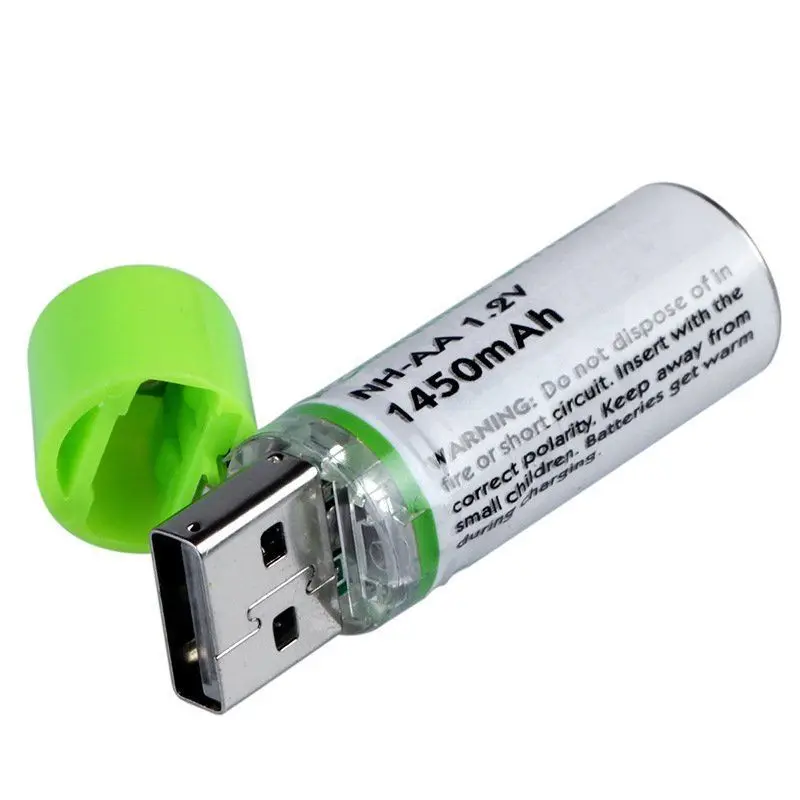 1/2/4/6/8 шт Горячая Распродажа cstt 1 2 V 1450mAh USB Перезаряжаемый час быстрая зарядка AA Ni MH