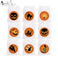 halloween theme party favor bags series 7 pumpkin ghost cat witch treat or trick candy bags gift bags party container supplies