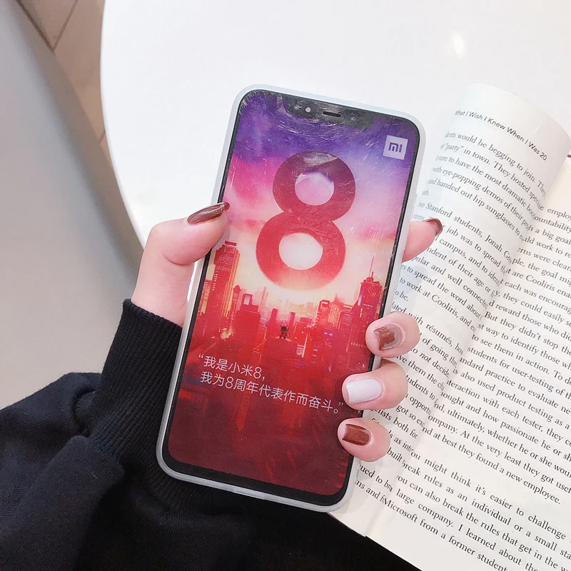 Текстурные чехлы для Xiaomi 5X6 6X 8Lite 9 Note3, разноцветные белые мягкие ТПУ чехлы для Redmi Note7