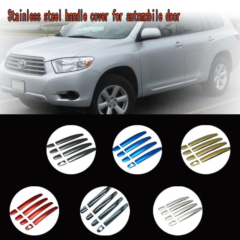 Накладка на дверную ручку автомобиля хромированная декоративная наклейка из