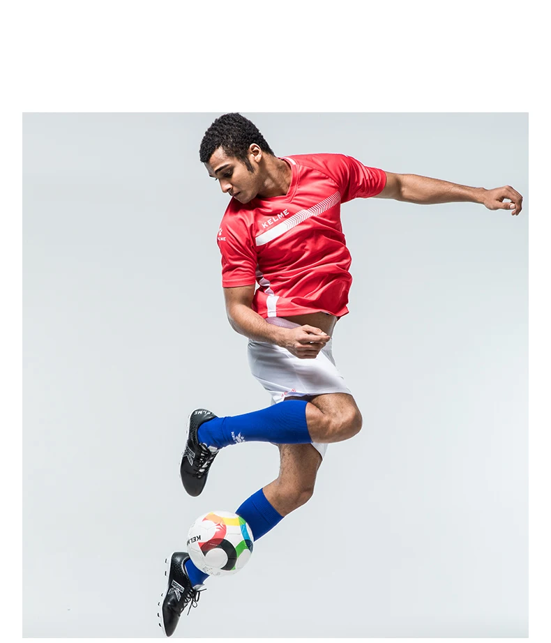 KELME аутентичная футбольная одежда с коротким рукавом на заказ для мужчин соревнования тренировочный костюм Джерси K16Z2003