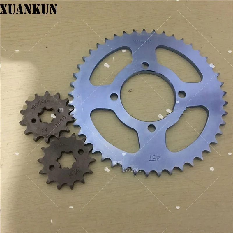 Размер рукава XUANKUN 125 JYM125 YBR125 зубная пластина с большой цепочкой|chain|chain largechain plate |