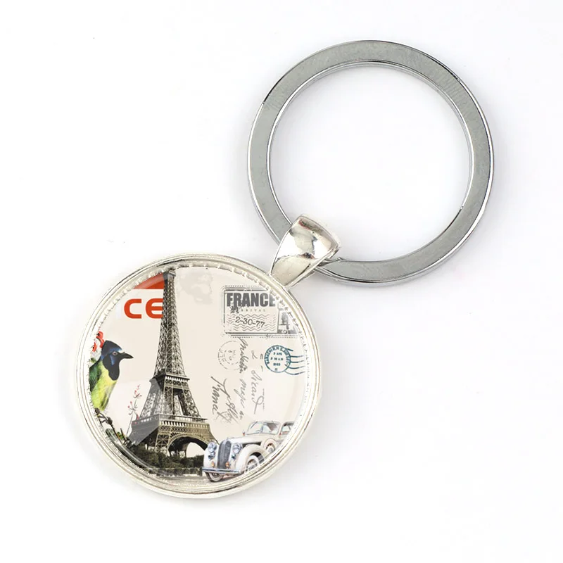Сменные винтажные металлические брелки с изображением Эйфелевой башни |