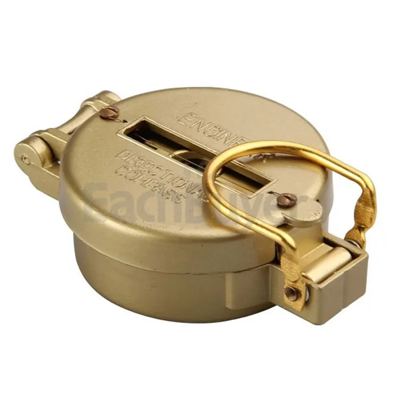 Золотой Портативный компас военный туристический геологический Компас Цифровой