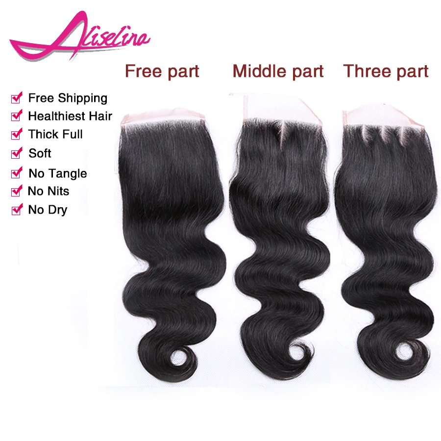 Перуанский Девственные Волосы С Закрытием Пучки Волосков Lace Closure Горячая