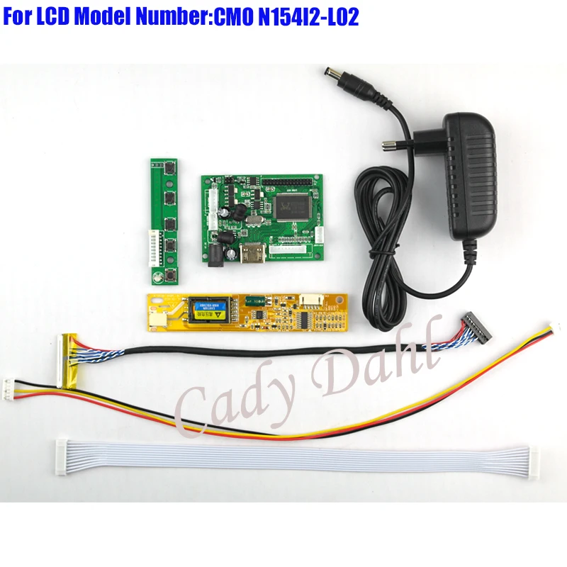 Плата контроллера HDMI + инвертор подсветки 30 контактов Lvds кабель адаптер питания в