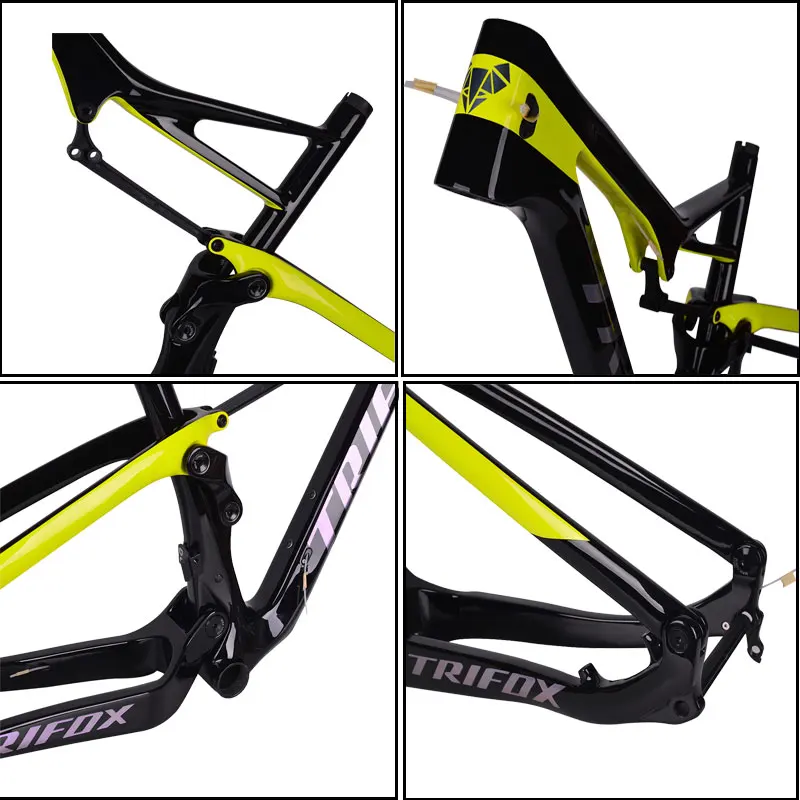 TRIFOX рама карбоновая для горного велосипеда 29er Подвеска MTB велосипедная Рама T700 UD