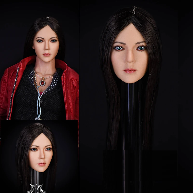 Масштаб 1/6 голова Ode To Joy статуэтка азиатской красоты звезды резная модель YMTOYS для