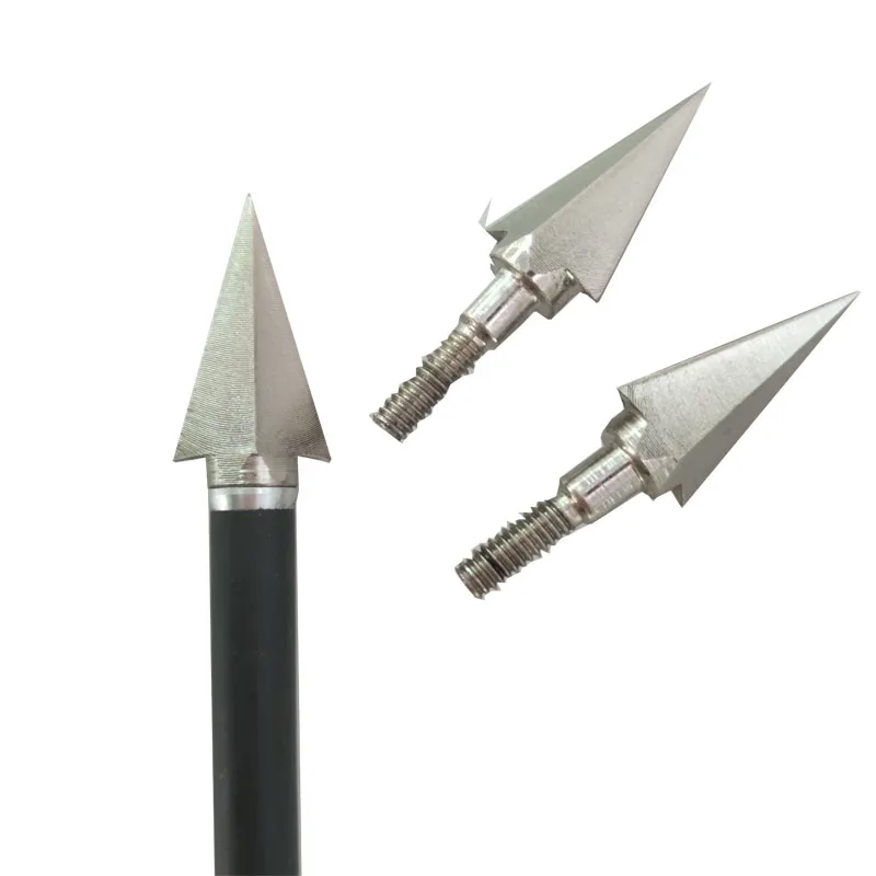 

Archery Broadheads 24PK Sliver Screw- 108 grain Arrow Head Hunting Arrow Point Arrow Tips