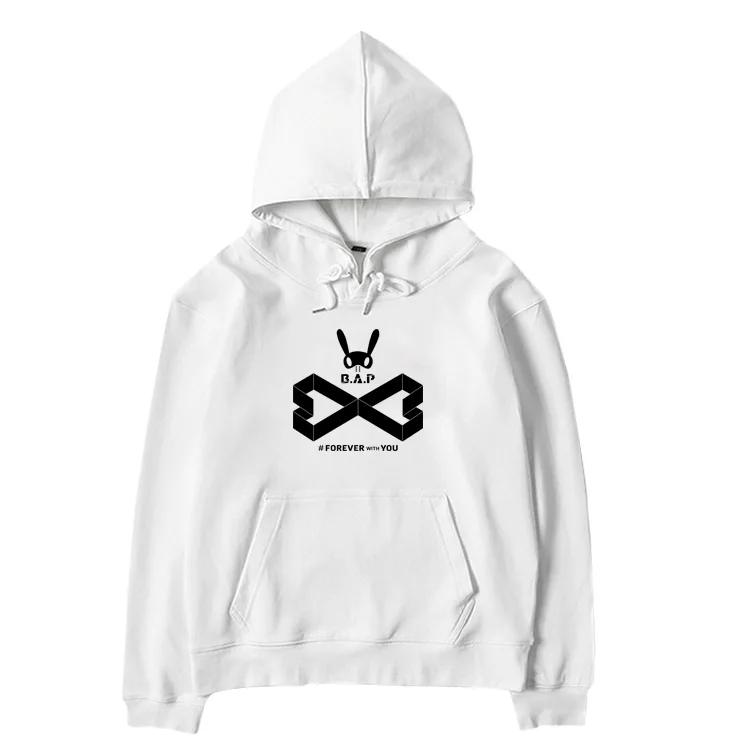 Kpop bap концерт forever with you same printing fashion унисекс толстовки b.a.p пуловеры фанатов