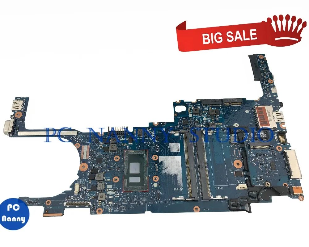PCNANNY для HP EliteBook 820 G3 материнская плата ноутбука 6050A2725001 MB A01 I5 6300U SR2F0