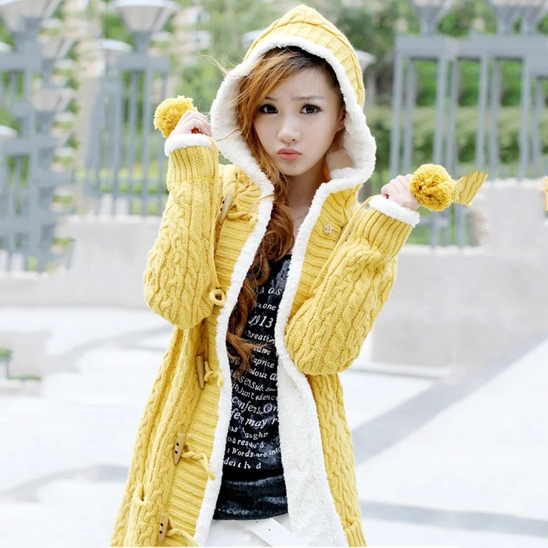 2019 теплые зимние куртки женский кардиган шерстяной Рождественский свитер Модный