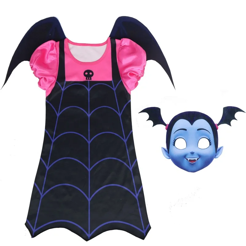 Baby Girl Dress Spider Man Cosplay Costume Children Tutu Toddler Kid Princess Halloween Party Clothes Girls Dresses + Mask | Детская