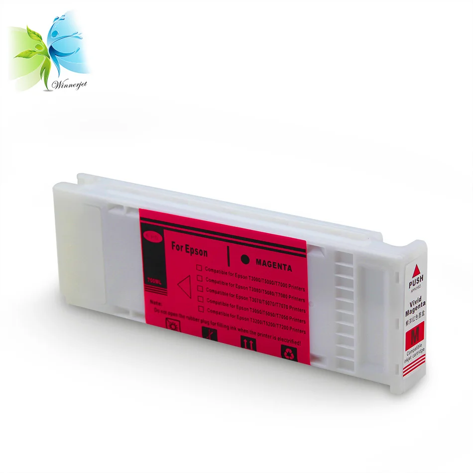 WINNERJET 700ml 5 Colors Compatible ink cartridge Filled with Sublimation Ink One Time Use Chip for Epson SC-T7200 | Компьютеры и офис
