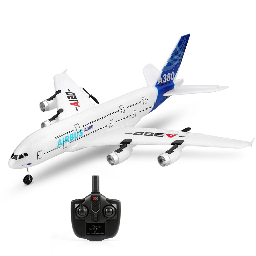 Wltoys Xk A120 Airbus A380 Model Plane 3ch Epp 2.4g Remote Control Airplane Fixed-wing Rtf Toy | Игрушки и хобби