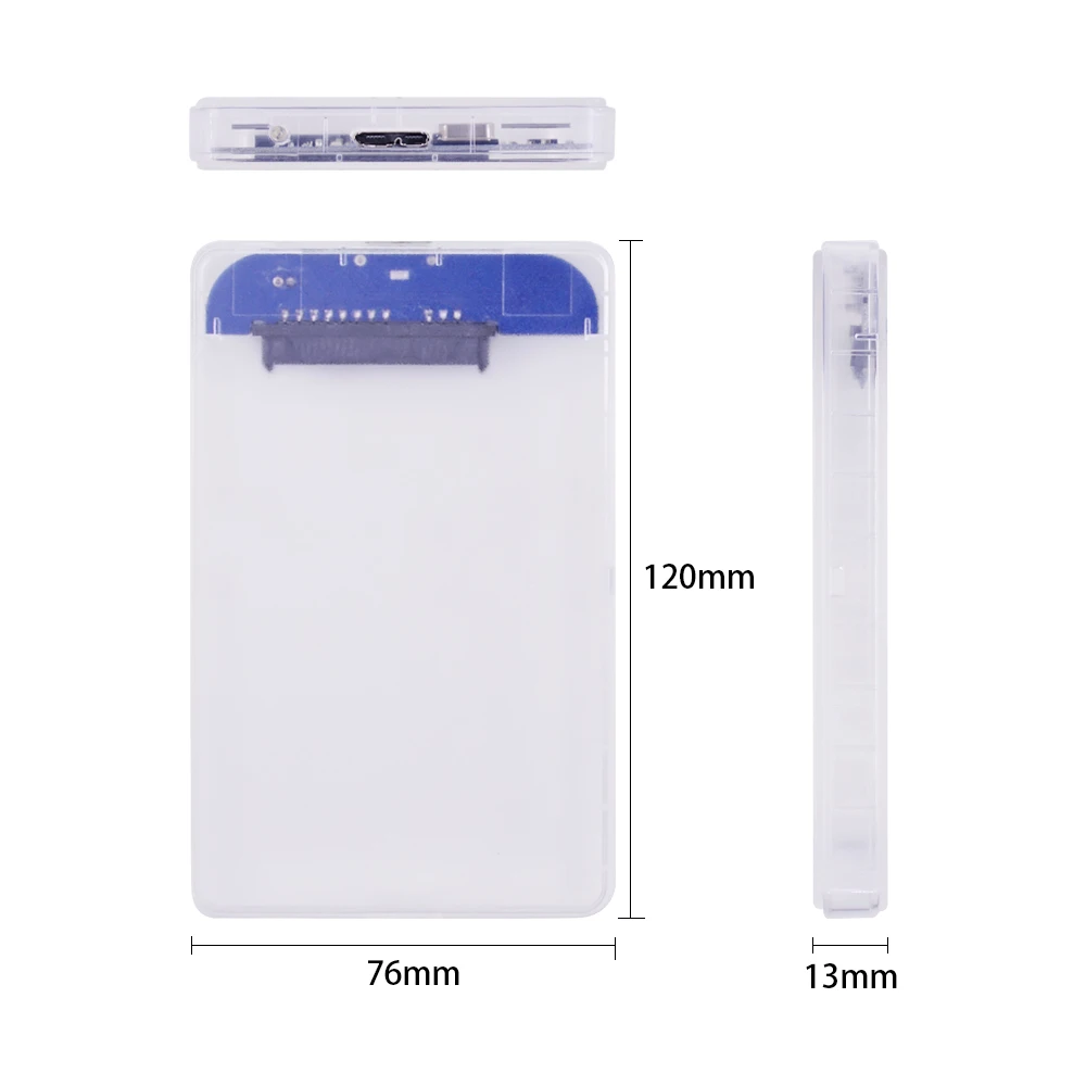 CHIPAL 5 Гбит/с 2 ''белый чехол для жесткого диска SATA 3 0 к USB внешний жесткий диск SSD