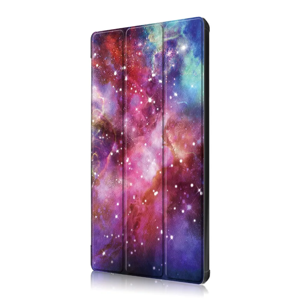 Для Amazon Kindle Fire HD 10 ультра тонкий трехскладной PU кожаный смарт-чехол для Amazon Fire HD 10 Чехол