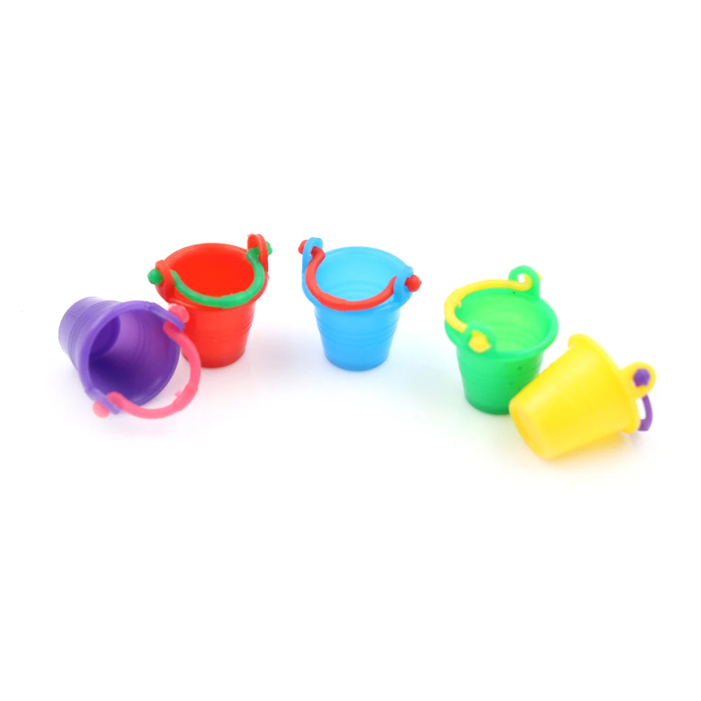 Аксессуары для дома PretndPlay GameFairy Dollhouse 1:12 шкал цветные пластиковые bucketMicroGarden