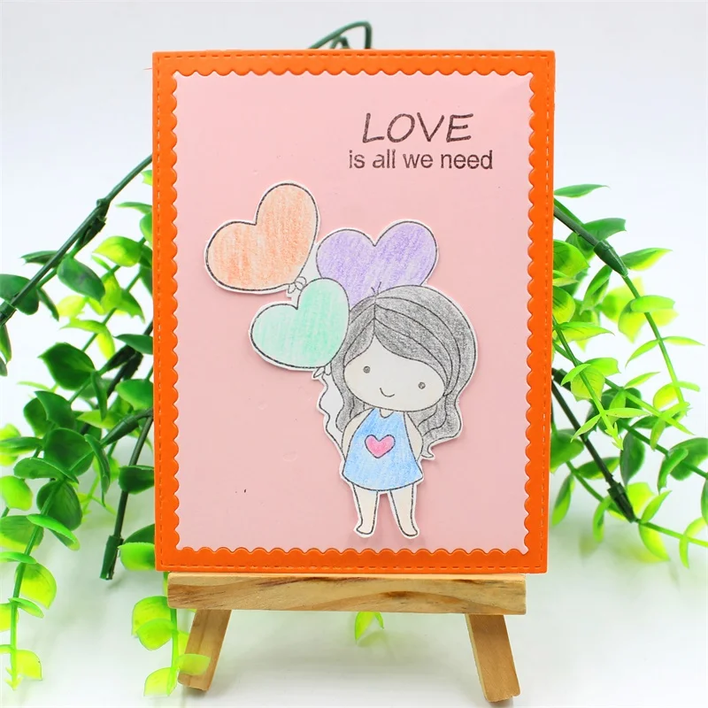 KSCRAFT Love You прозрачные силиконовые штампы для скрапбукинга DIY/изготовление