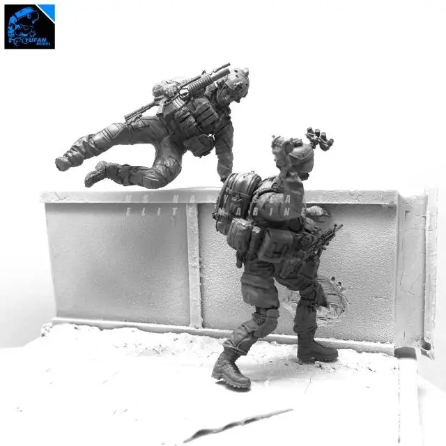 Модель 1/35 Современная американская морская котик солдатская модель из смолы