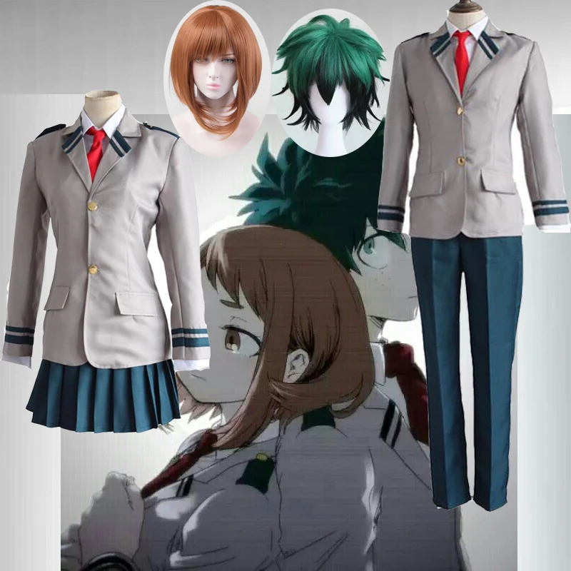 Горячая мой герой Boku без Академии AsuiTsuyu Yaoyorozu Момо школьная Униформа OCHACO URARAKA haku