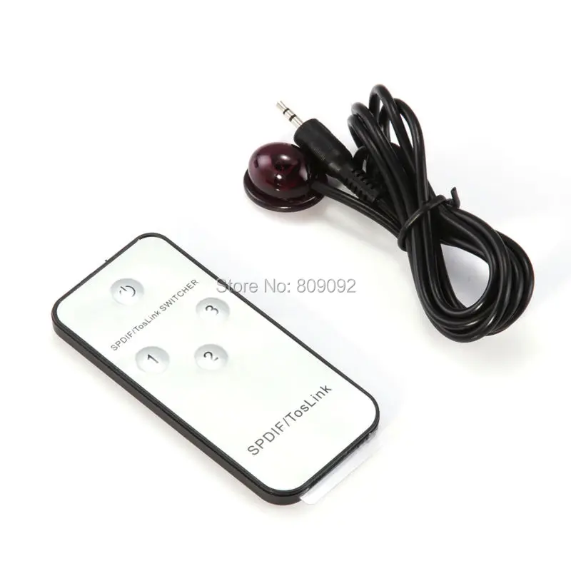 Новый цифровой оптический аудиовыключатель с 3 портами и ИК пультом