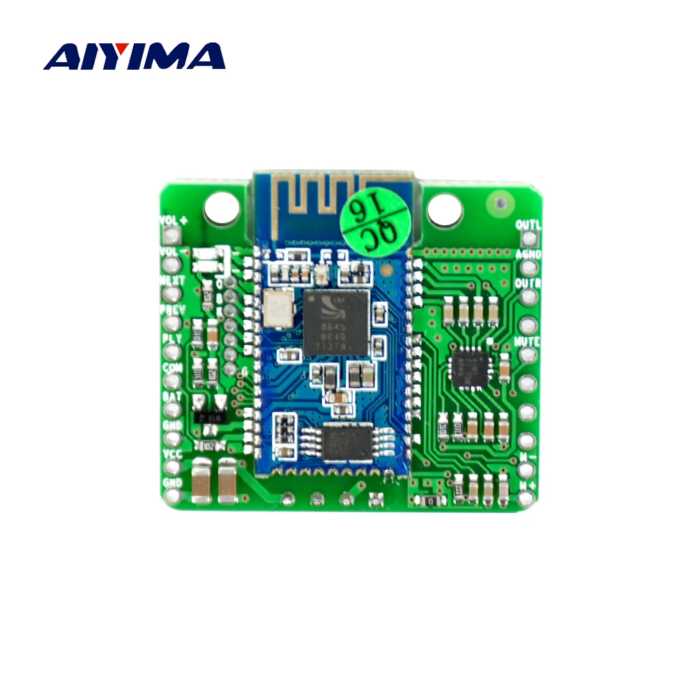 Ресивер Aiyima 12 В CSR8645 Hi Fi Bluetooth 4 0 плата аудио автомобильный Amp модуль 29x29mm|car amp|audio