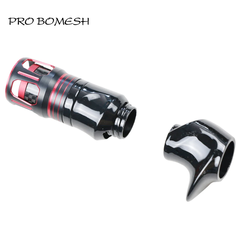 Pro Bomesh 1 комплект алюминиевая Зажимная гайка+ 3 K углеродная спиннинговая кастинговая катушка набор сидений DIY стержень строительный компонент ремонтный аксессуар