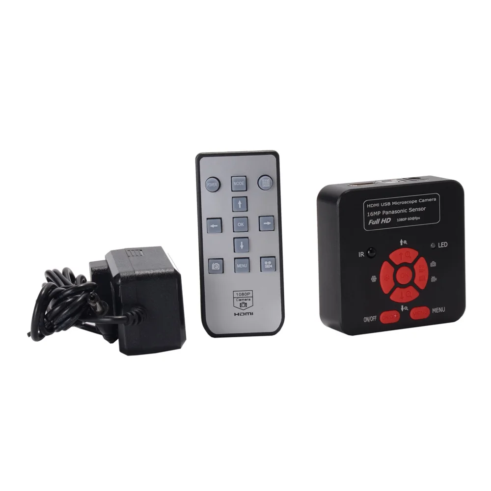 HAYEAR 16MP цифровая usb-камера с микрофоном 1080 P видеокамера CMOS с 100X c-креплением объектив HDMI промышленный микроскоп для пайки