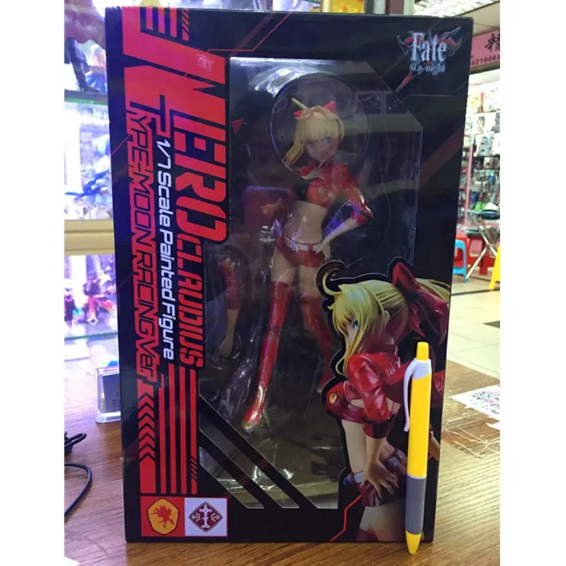 

Fate/EXTRA Last Encore Red Saber Nero Claudius Caesar Augustus Germanicus Racing Suit PVC Action Figure Collectible Model Toy