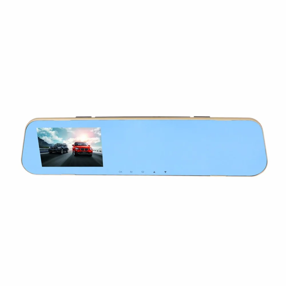 Автомобильный видеорегистратор Камера Dash Cam Full HD 1080 P RGB 4 дюйма зеркало заднего