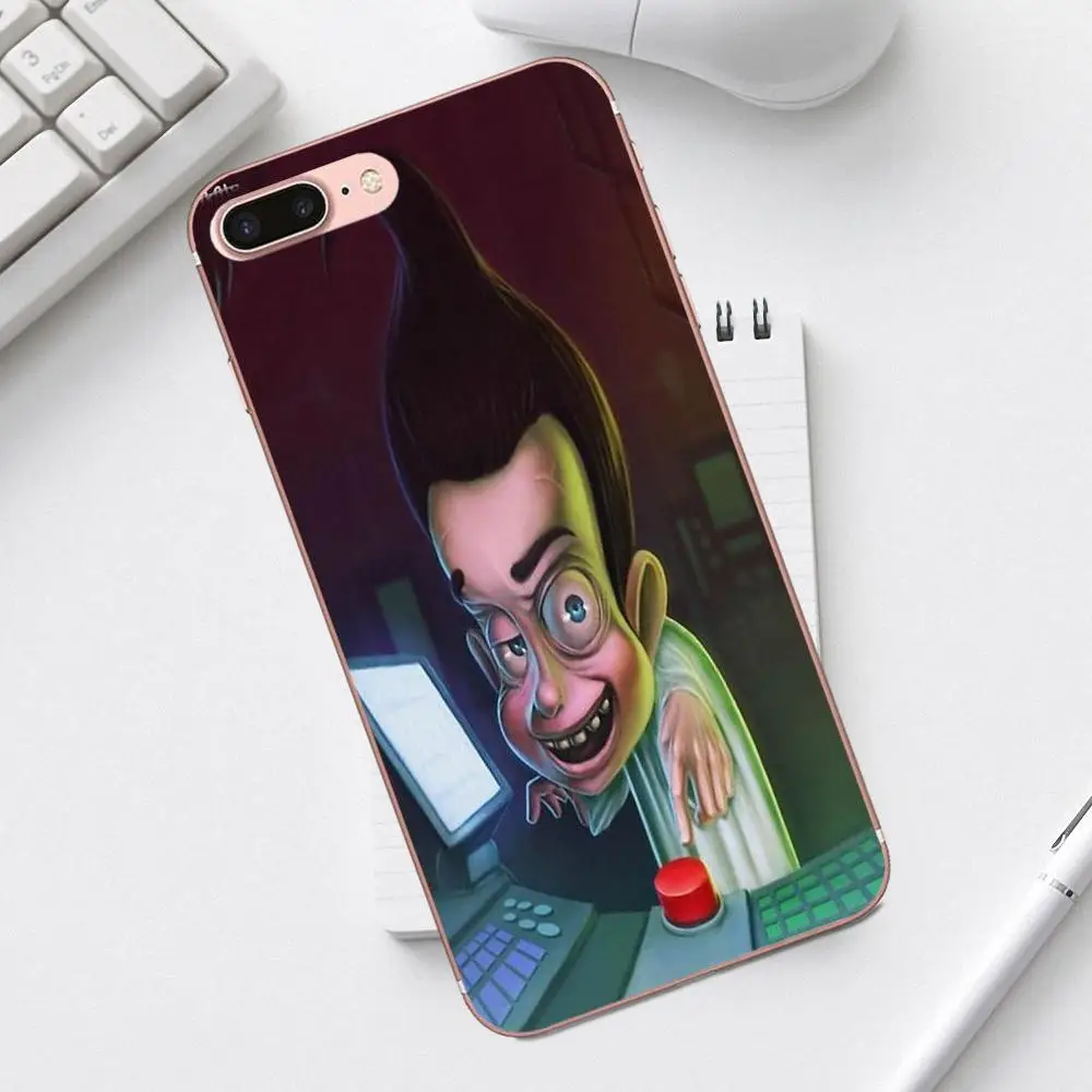 Ультратонкий чехол для iPhone 4 4S 5 5C SE 6 6S 7 8 Plus X XS Max XR Galaxy A3 A5 J1 J3 J5 J7 2017 Jimmy Neutron Boy |