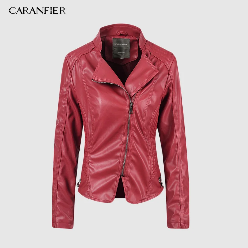 CARANFIER мужские кожаные куртки, зимнее пальто, Мужская бархатная верхняя одежда, Байкерская мотоциклетная Мужская классическая военная тактическая куртка из искусственной кожи
