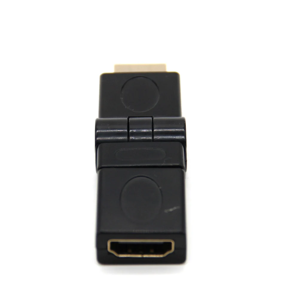 Переходник с HDMI штекер на гнездо переходник прямой угол вращения 180 градусов