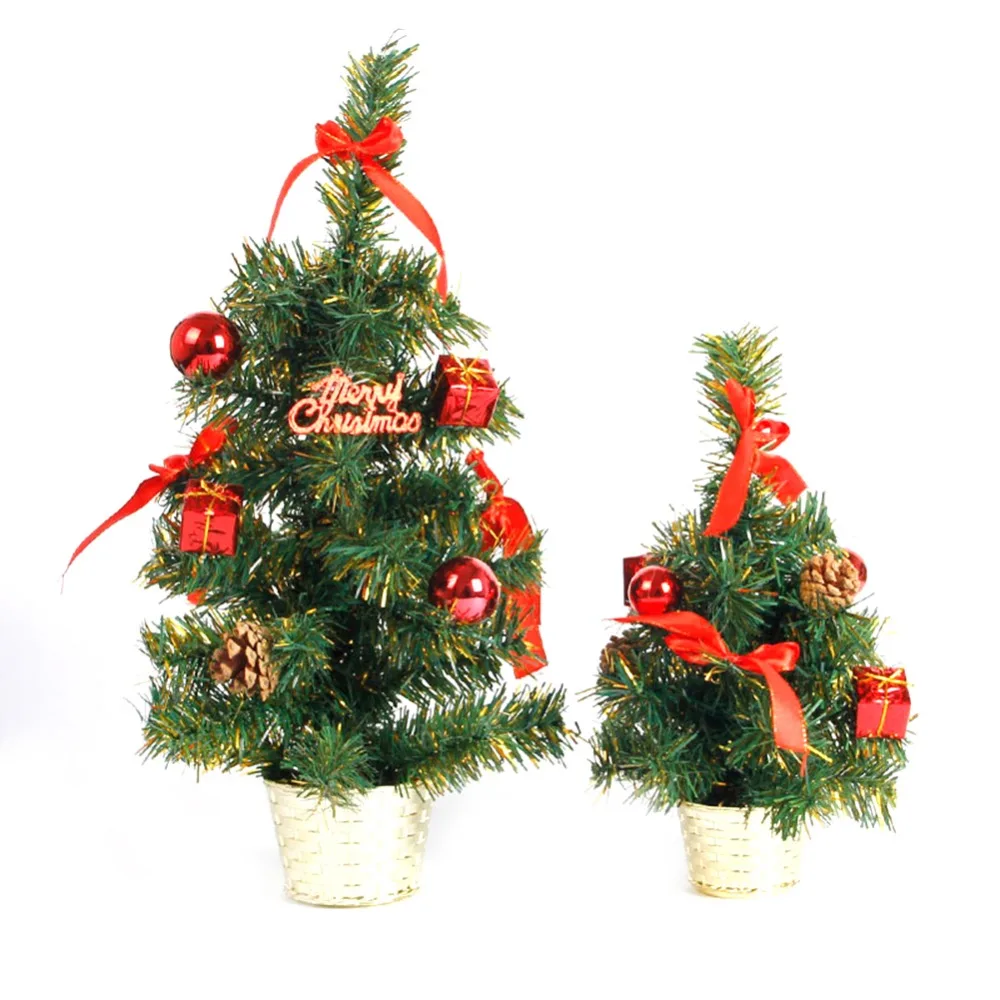 2018 Christmas Tree Decoration Holiday Home Mini Artificial Trees Decorations For Xmas Gift | Дом и сад