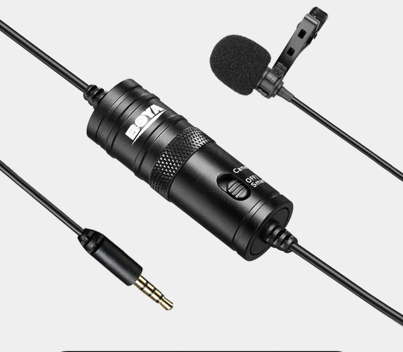 Микрофон BOYA BY M1 6 м с зажимом Lavalier Mini Audio 3 5 мм воротник конденсаторный отворот