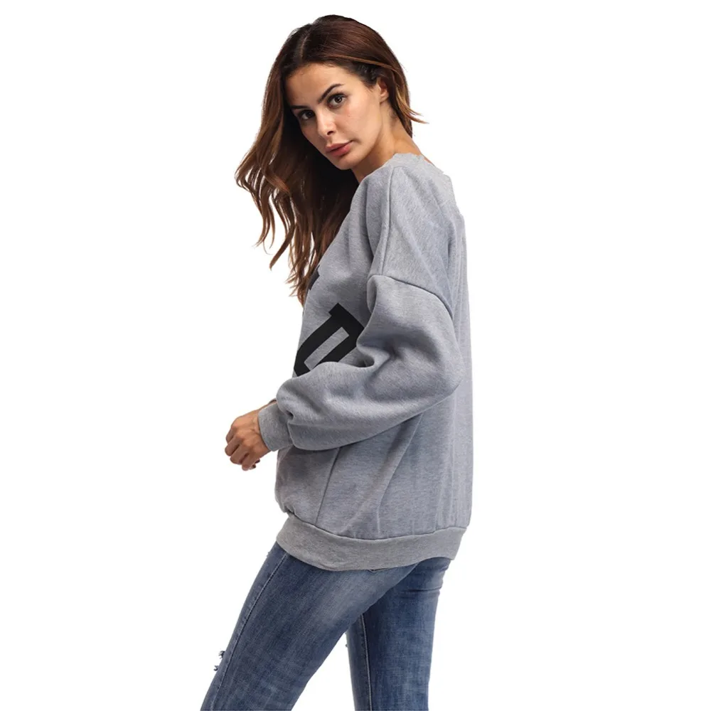 Женская толстовка с V-образным вырезом рукавом летучая мышь