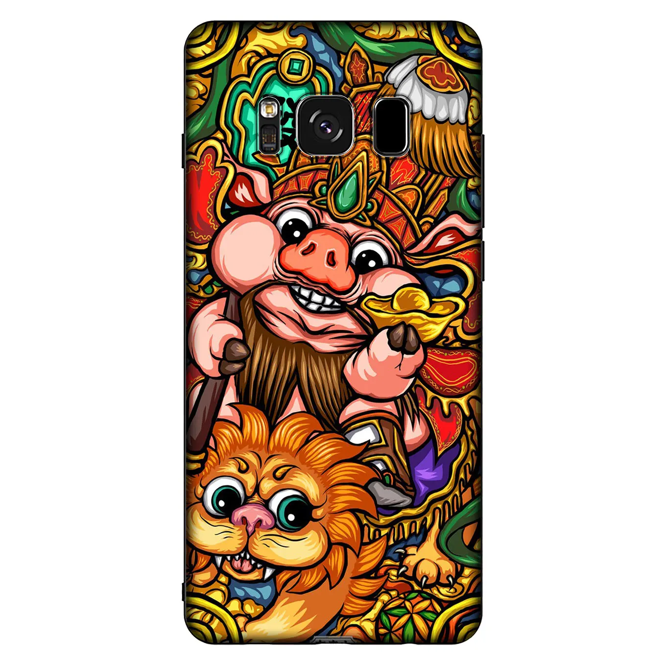 Мягкий чехол YIMAOC в китайском стиле для Samsung Galaxy A6 A9 A8 A7 2018 A3 A5 2016 2017 Note 9 8 10 Plus Lite |