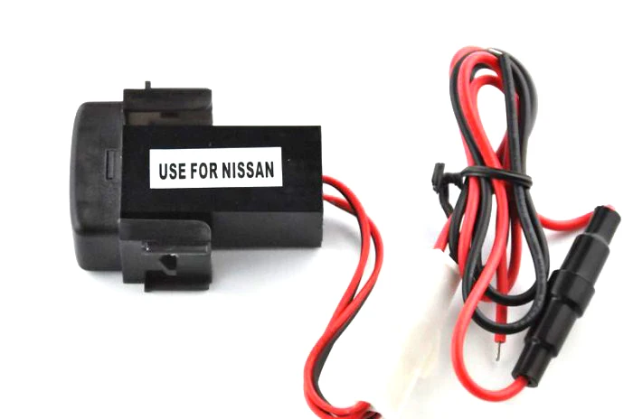 Автомобильная запасная розетка для Nissan 2USB порта преобразование U диска установка