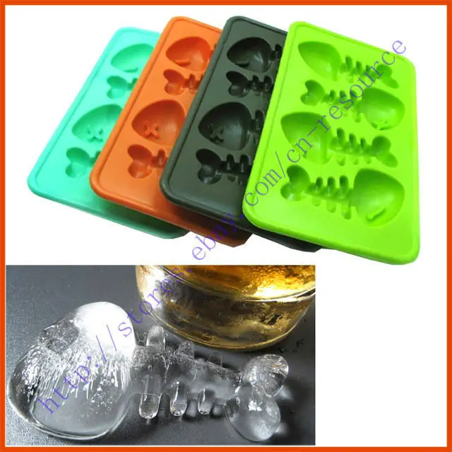 Летние Силиконовые Формочки в форме рыбки ледяной куб лотки бесплатная