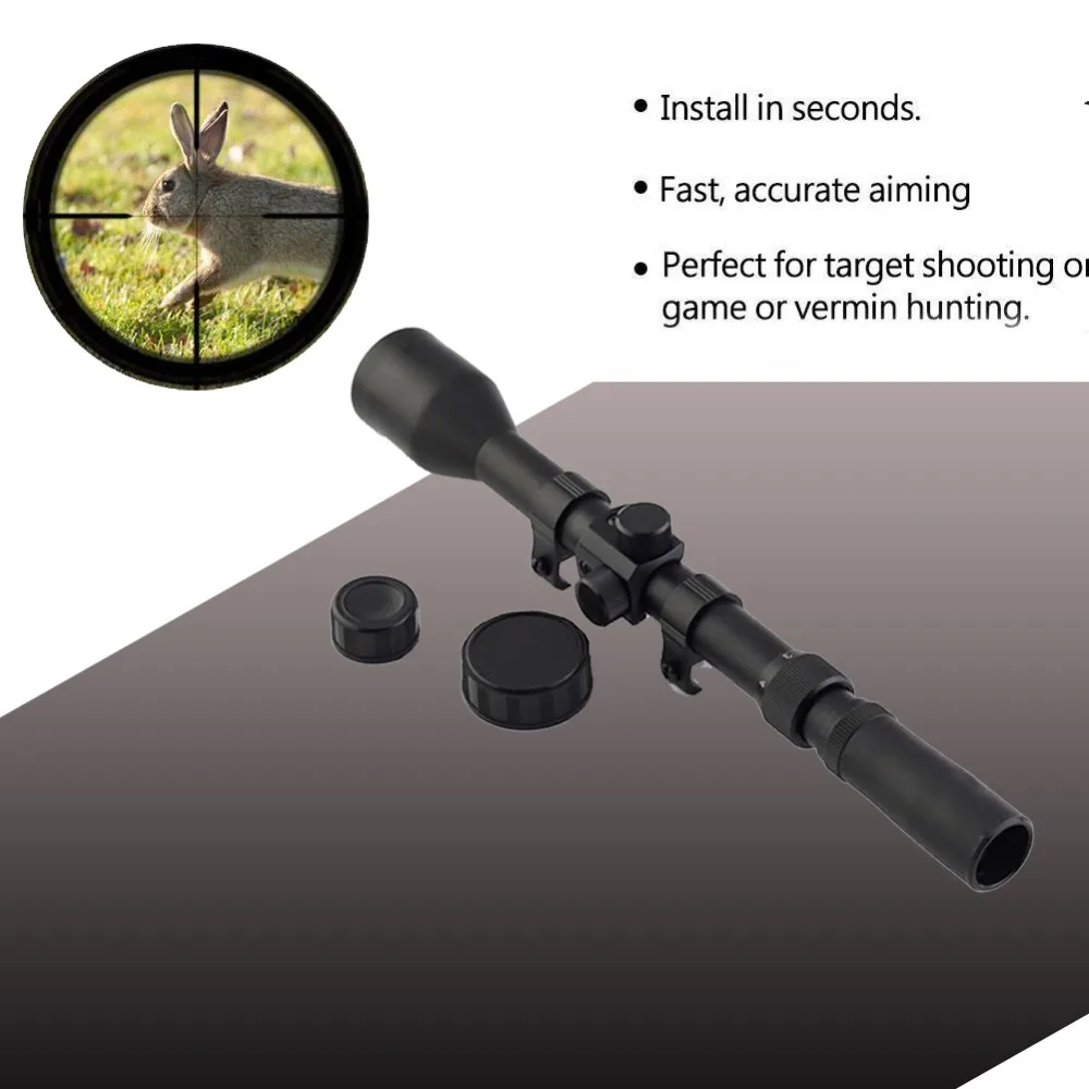 Охотничий телескоп 3-7x28 Zoom Air телескопическая винтовка прицел оптические прицелы для охоты подходит. 22 винтовки или пневматические пистолеты HT6-0022