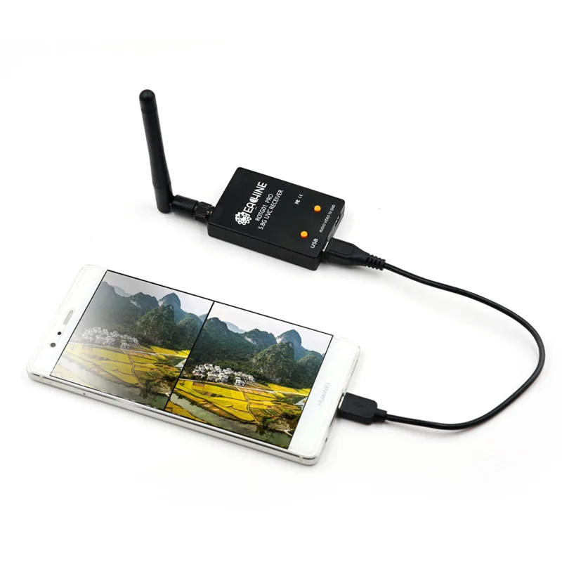 Eachine ROTG01 Pro UVC OTG 5 8G 150CH полный канальный FPV приемник с аудио антенной для Android