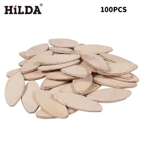HILDA, 100 шт.,  20 #, деревянное печенье для шипорезного станка, деревообрабатывающий фрезерный станок