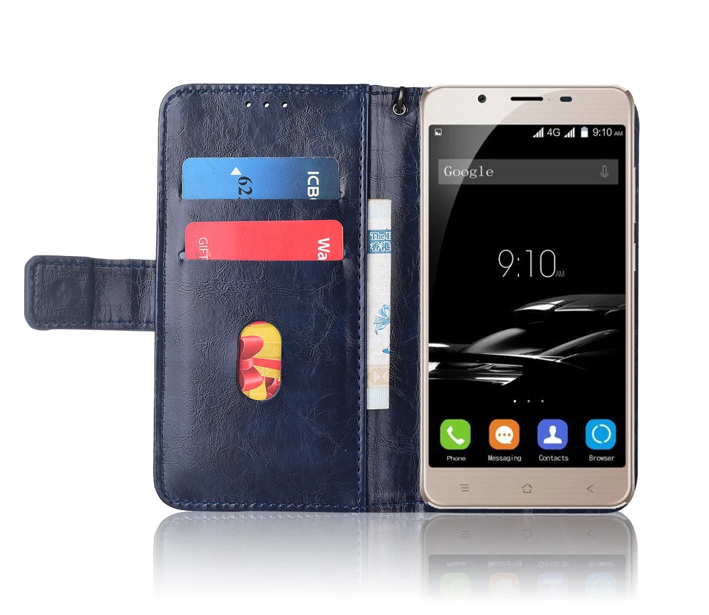 Кожаный чехол-книжка для Blackview P2 lite P2s Fundas с цветочным принтом специальный чехол-бумажник с подставкой и ремешком