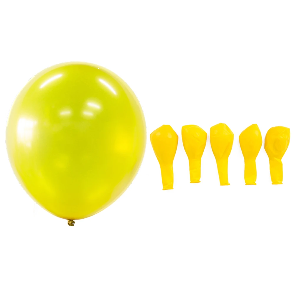 Lemon 15 шт. 12 дюймов Свадебные украшения чистый белый латексный воздушный шар с днем рождения вечерние свадебные декорации Аксессуары для мероприятий - Цвет: Lemon