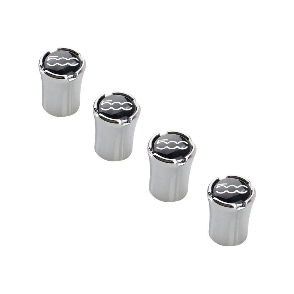 4pcs /set Wheel Tire Valve Stem Caps Air Cover Waterproof for Fiat 500 500c Punto Stilo Siena Aegea Doblo Uno Car Styling | Автомобили и
