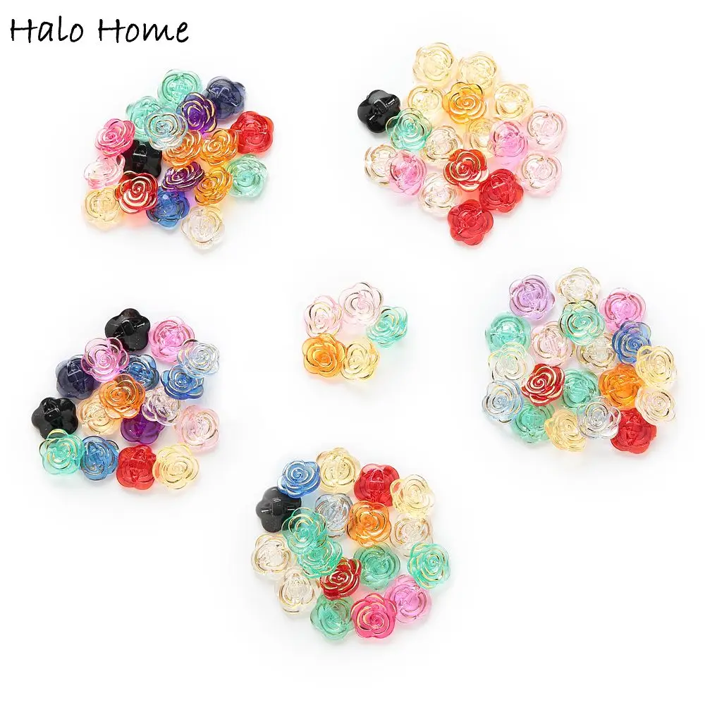 50 шт. хвостовик акриловые розовые кнопки для шитья скрапбукинга ручная Домашняя