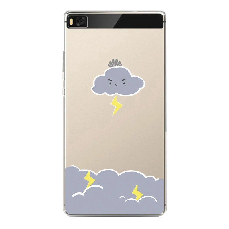 Облачный мягкий прозрачный ТПУ чехол для телефона huawei P10plus P8 P9lite honor 3c 4c 6a 7 8 9 5c Coque