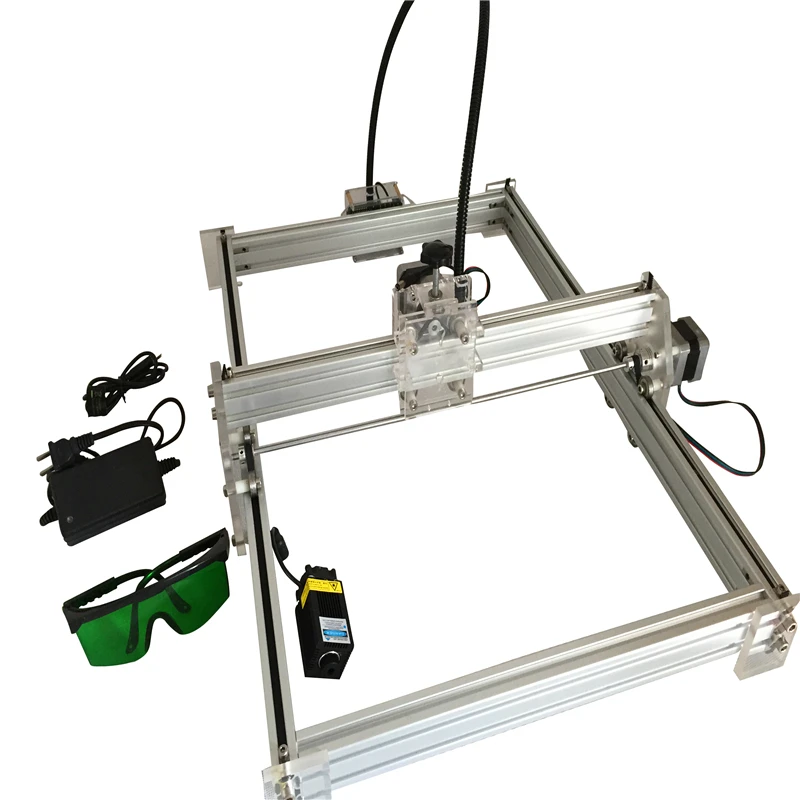 DIY Мини CNC35 * 50 см лазерная гравировальная машина маркировочный плоттер мощность лазера 1600 мВт|diy machine|power