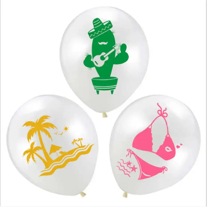 Гавайская тематическая вечеринка на день рождения украшения 10 шт. бикини кактус